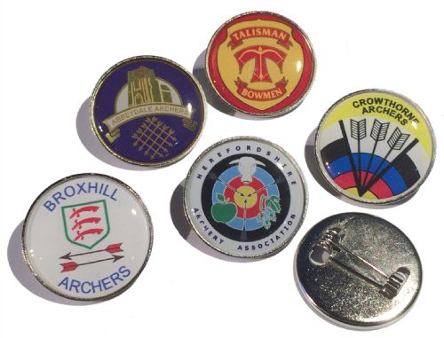 Custom standard round badge